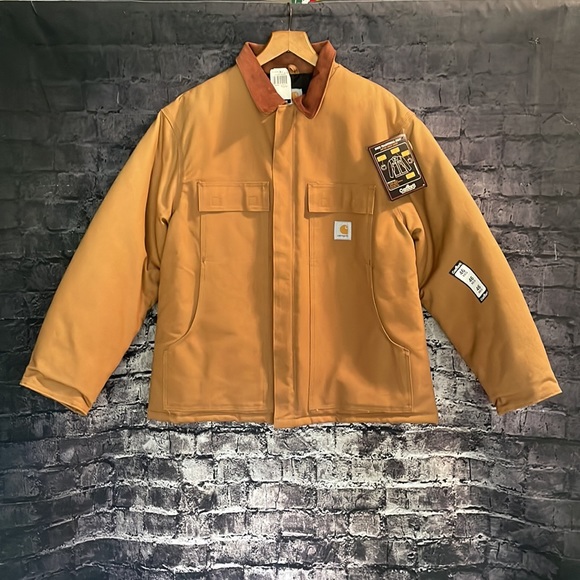 NWT Carhartt Loose Fit Firm Duck Insulated Traditional Coat Size 46 Reg - Picture 3 of 10